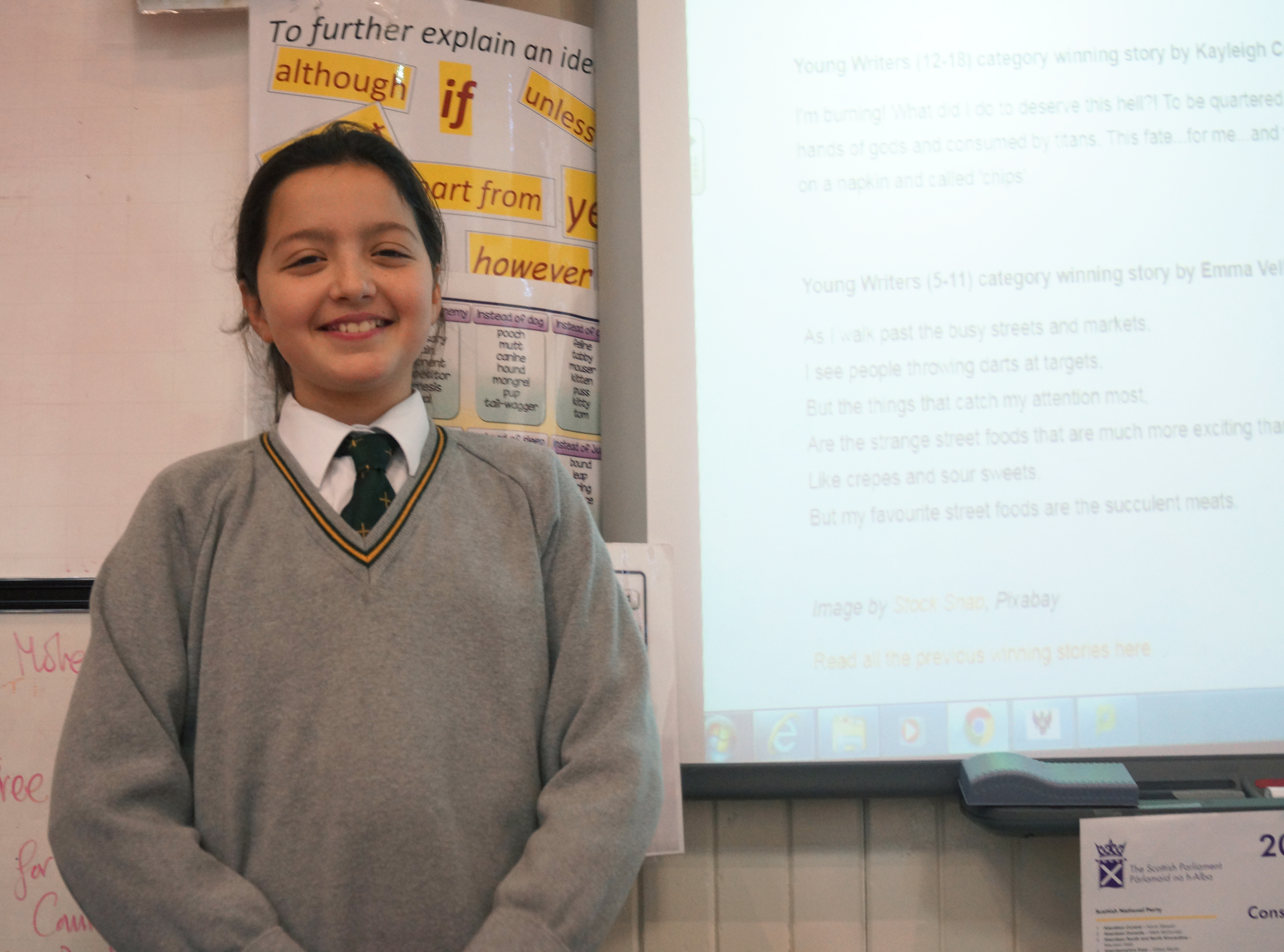 Emma Wins 50-Word Writing Competition
