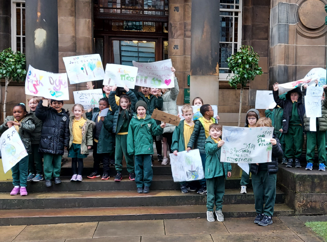 P2's Peaceful Hill Street Protest 