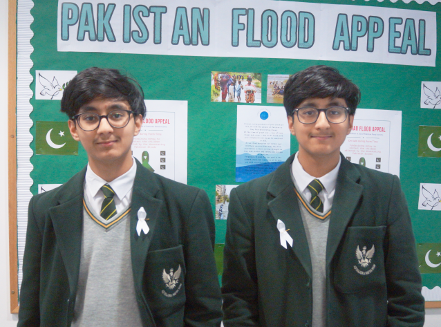 Twins Raise Money for Pakistan Flood Appeal 