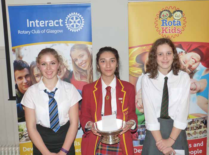 Brilliant Performances at Glasgow Rotary Public Speaking Competition