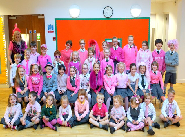 Junior School Wear it Pink for Charity