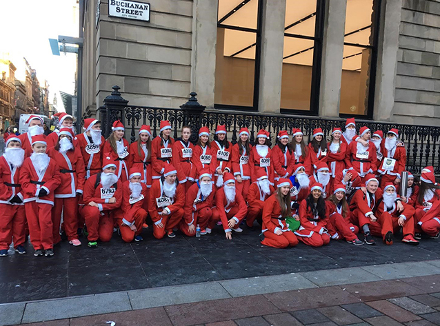 Glasgow Santa Run 2019