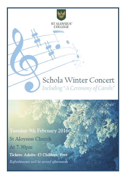 Schola Winter Concert