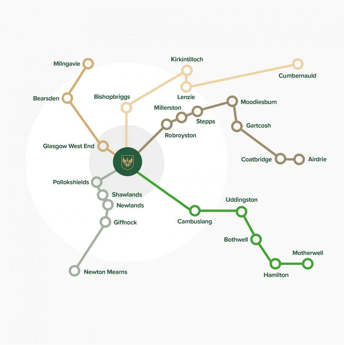 St Aloysius Bus Routes Map